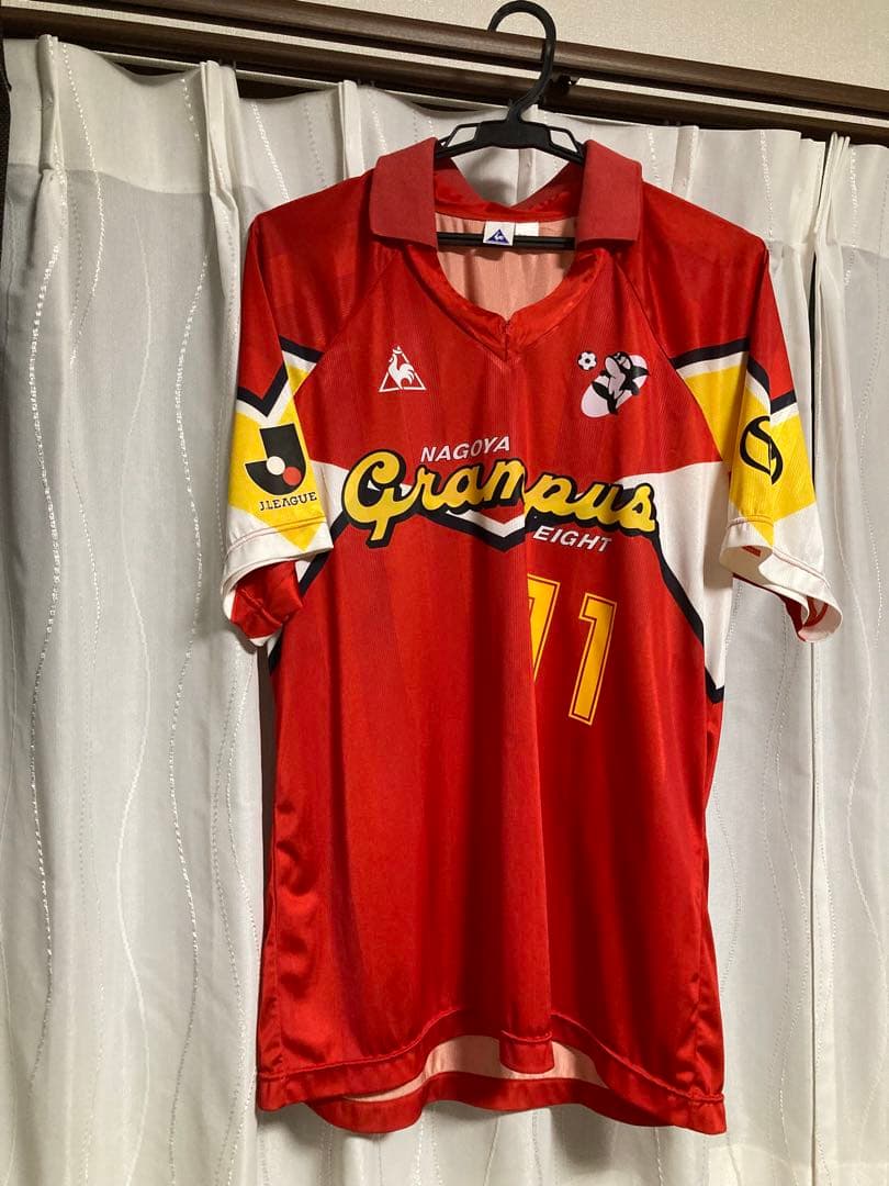 小倉隆史 名古屋グランパスエイト ユニフォーム　92年カップ戦用