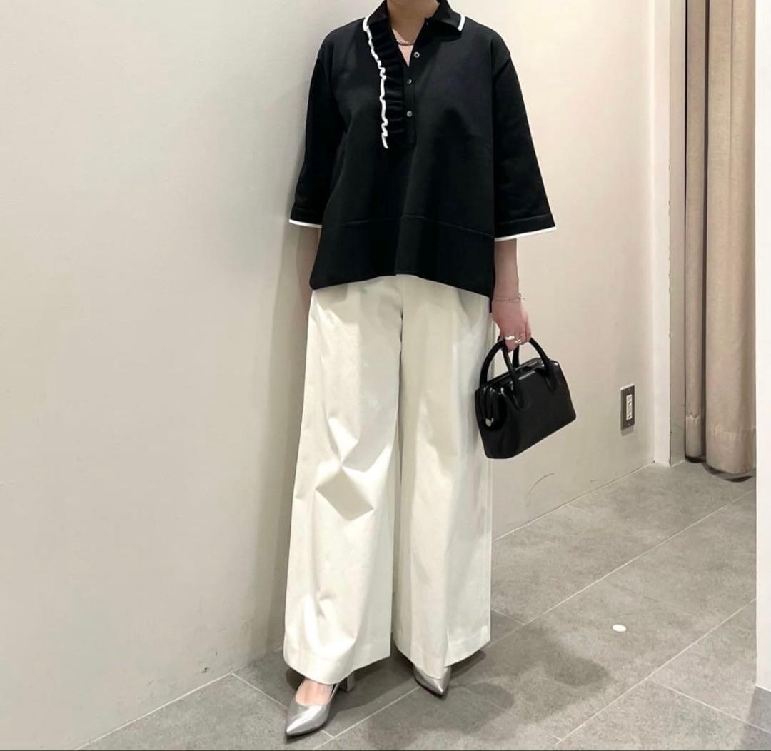 ユナイテッドアローズ ミニマル フリル ポロニット