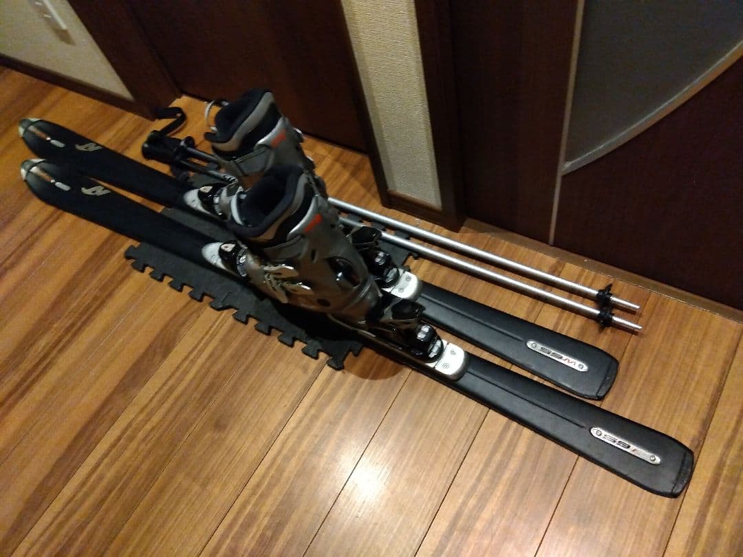 高品質！NORDICA/学生・男性用/カーボンスキーセット・メンテ・WAX済み✔