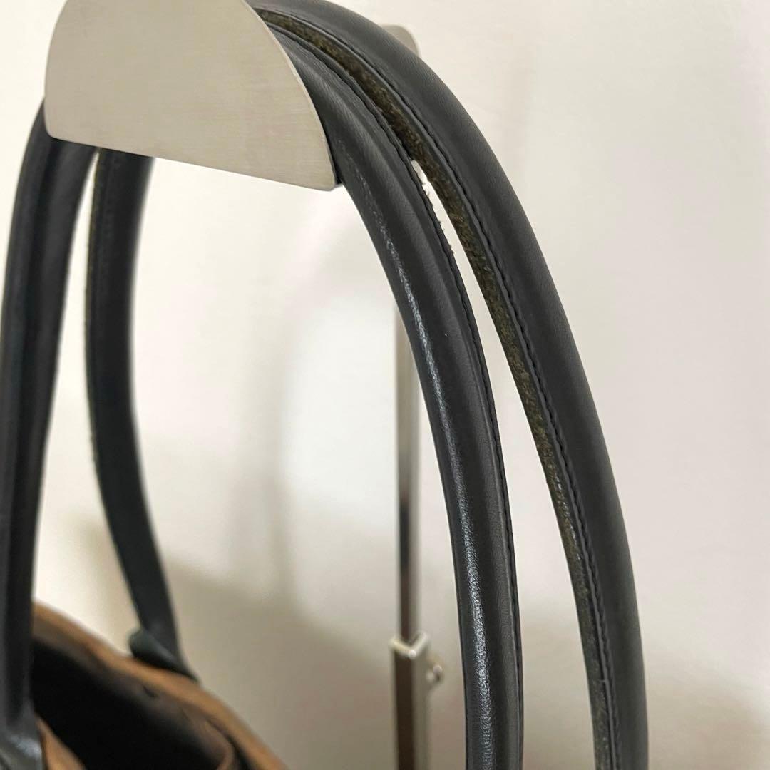 MOTO モト レザー ブラウン トートバッグ