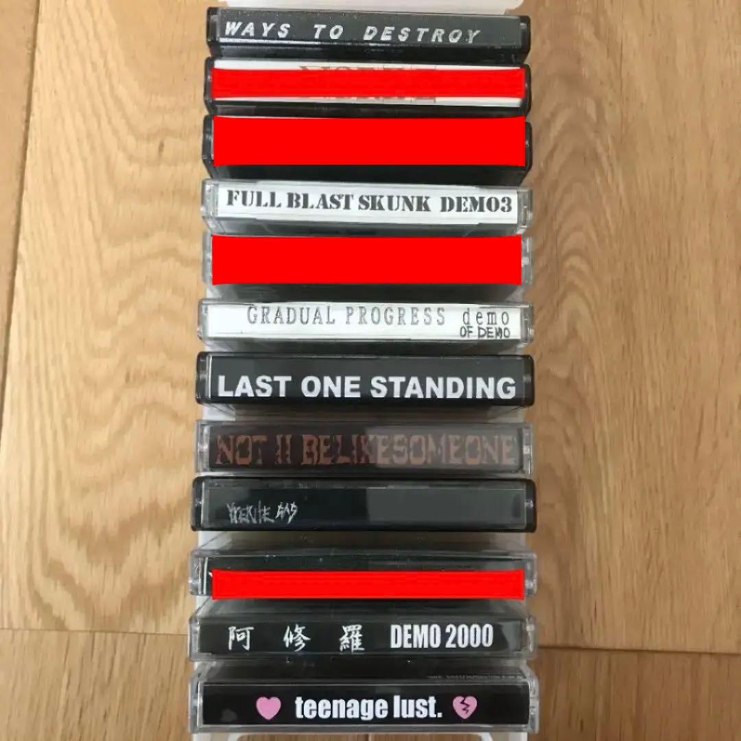 【バラ売り専用】 ハードコアバンド デモテープ