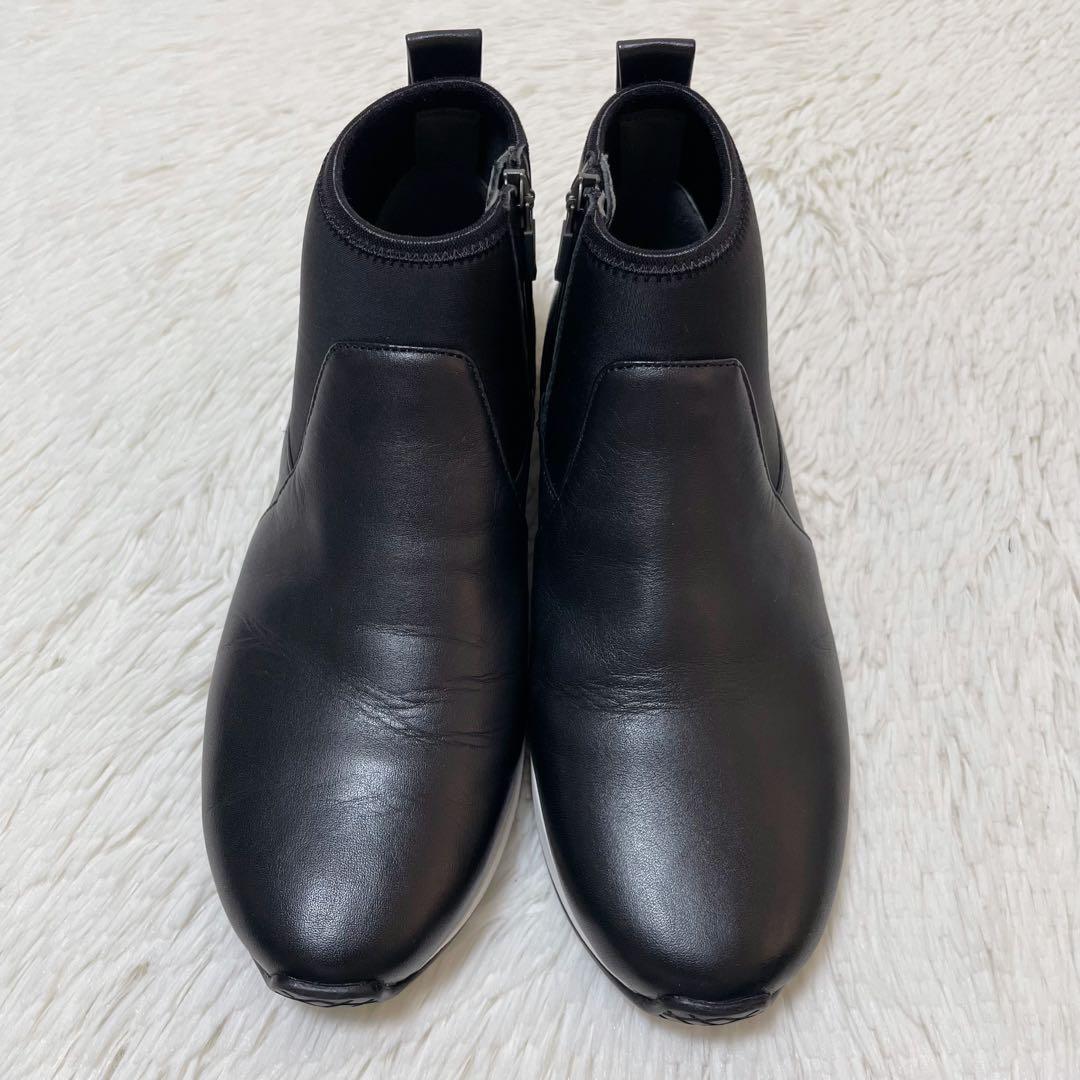 極美品✨ペダラ asics ハイカットスニーカー　ソックスブーツ型　23.5cm