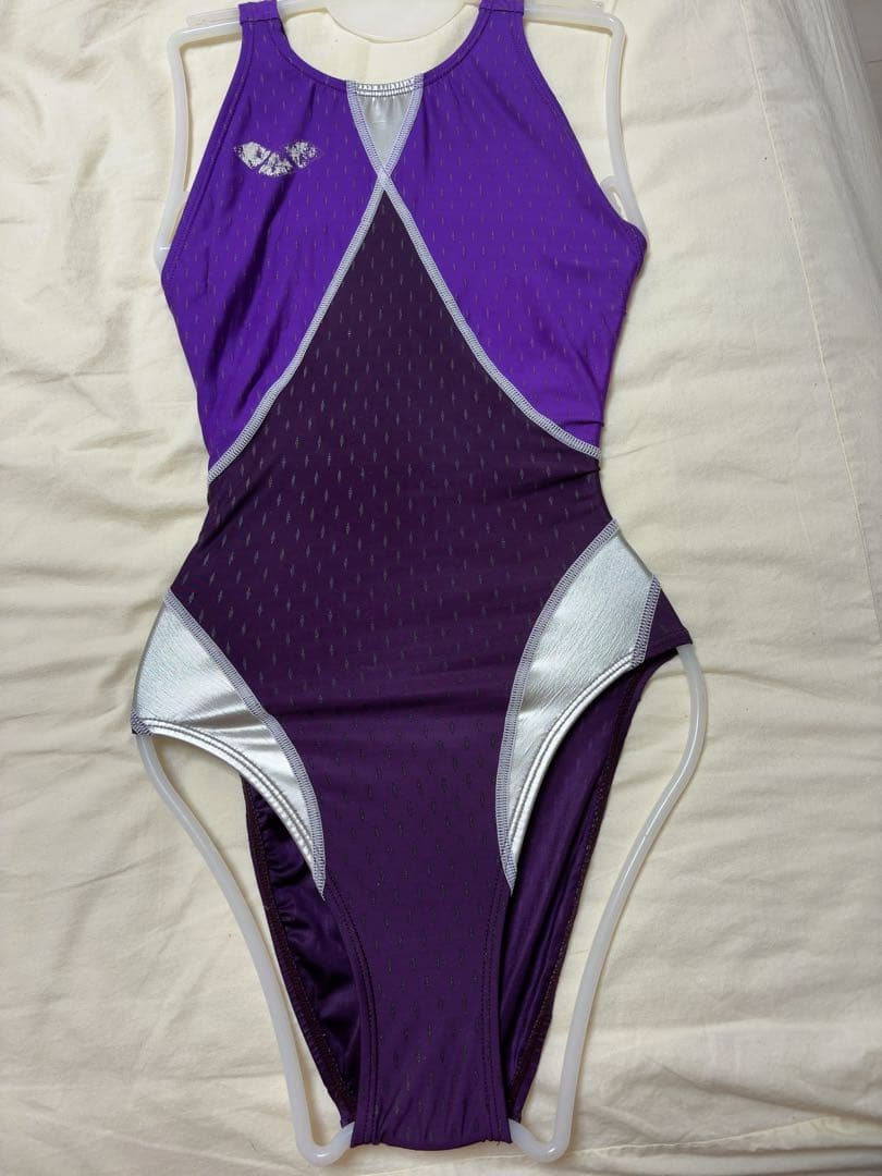 浩*T様 arena紫色 ハイネック スポーツ用水着