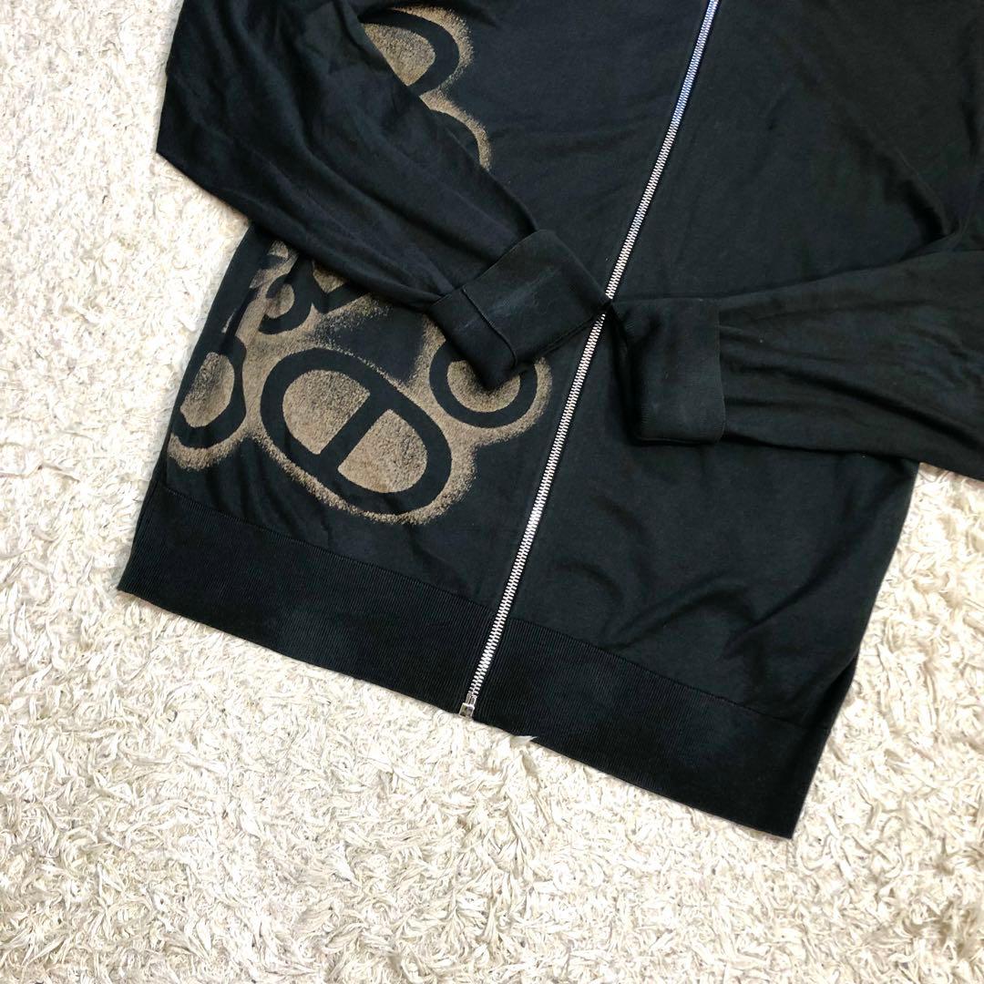 エルメス カーディガン シェーヌダンクル　カーキ Mサイズ