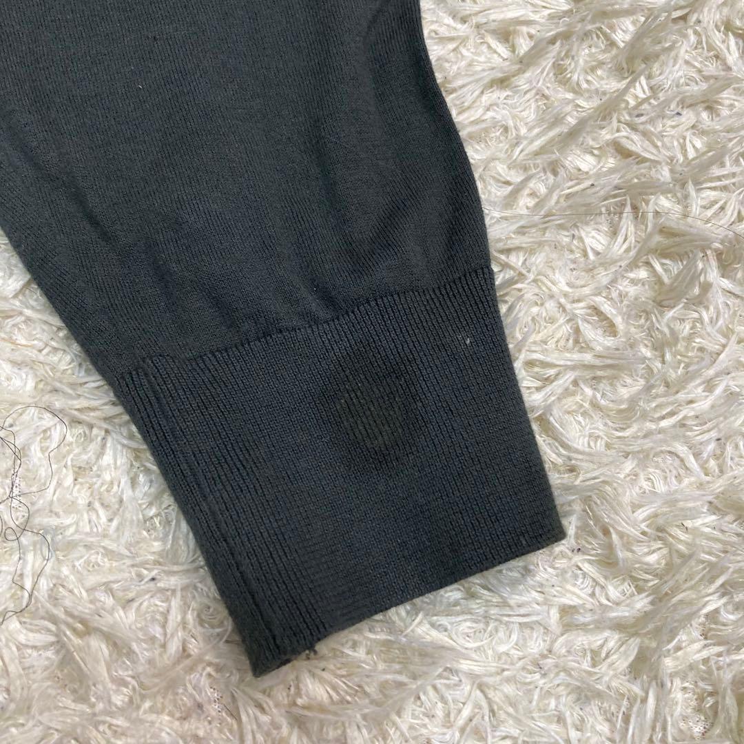 エルメス カーディガン シェーヌダンクル　カーキ Mサイズ