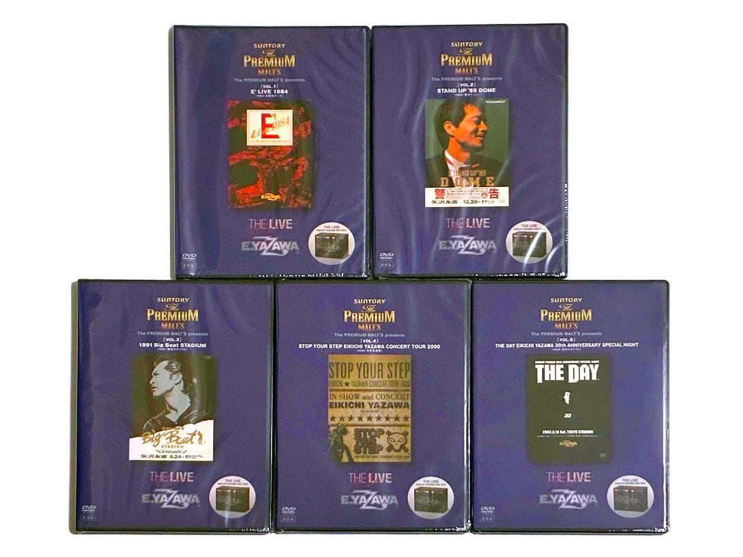 【超希少・未開封】矢沢永吉 THE LIVE 非売品DVD5枚セットプレモル当選