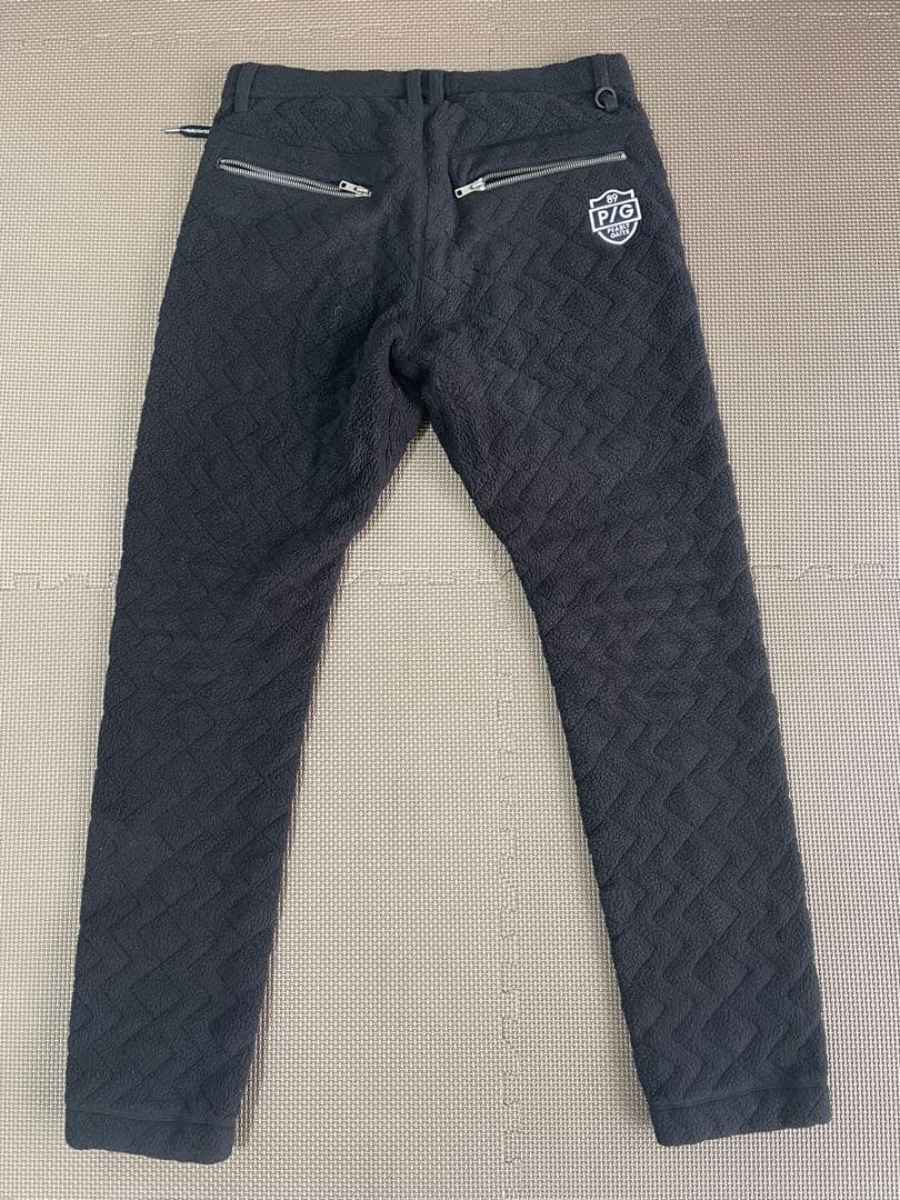 PEARLYGATES パーリーゲイツ　ブラック スウェット　キルティングパンツ
