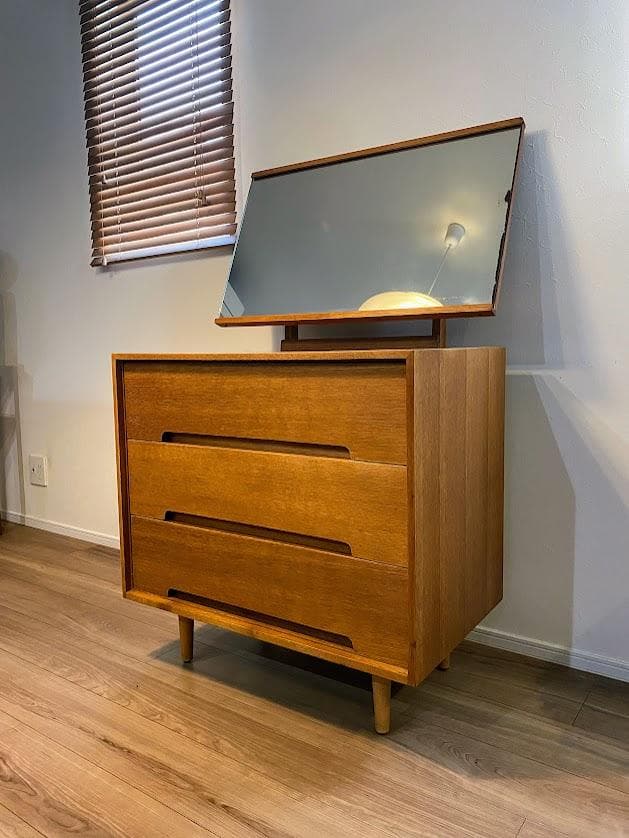 yamiiヴィンテージ イギリス オーク材 チェストドレッサー 仕上済