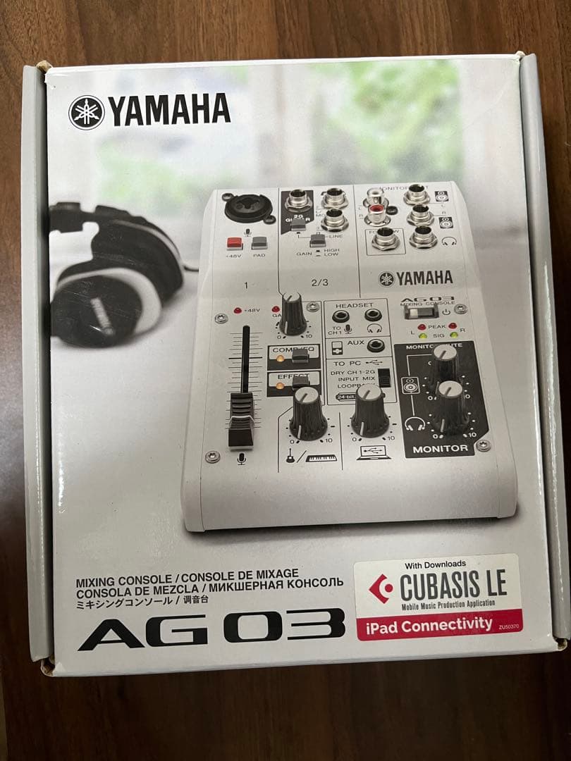 YAMAHA オーディオミキサー AG03 マイクセット