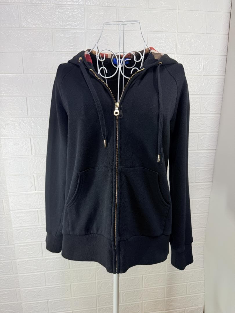 BLUE LABEL クレストブリッジ ブラックパーカー サイズ40 (L) 黒