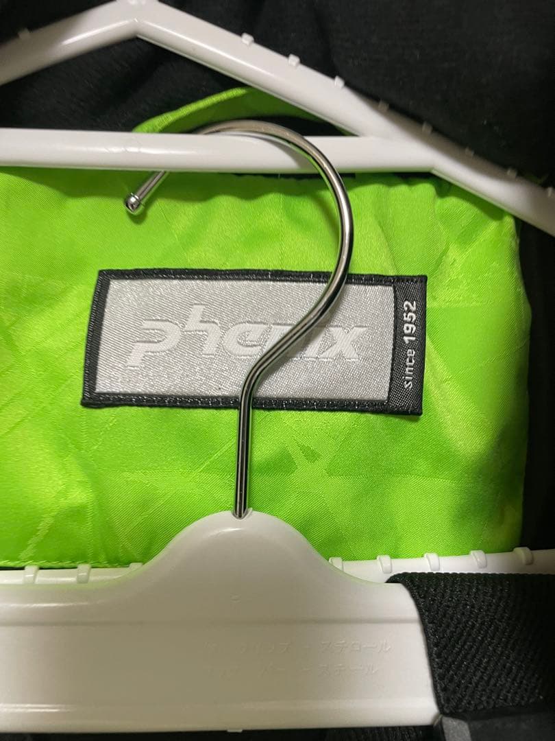極美品phenix フード付きスキーウェアセットL 1回のみ！
