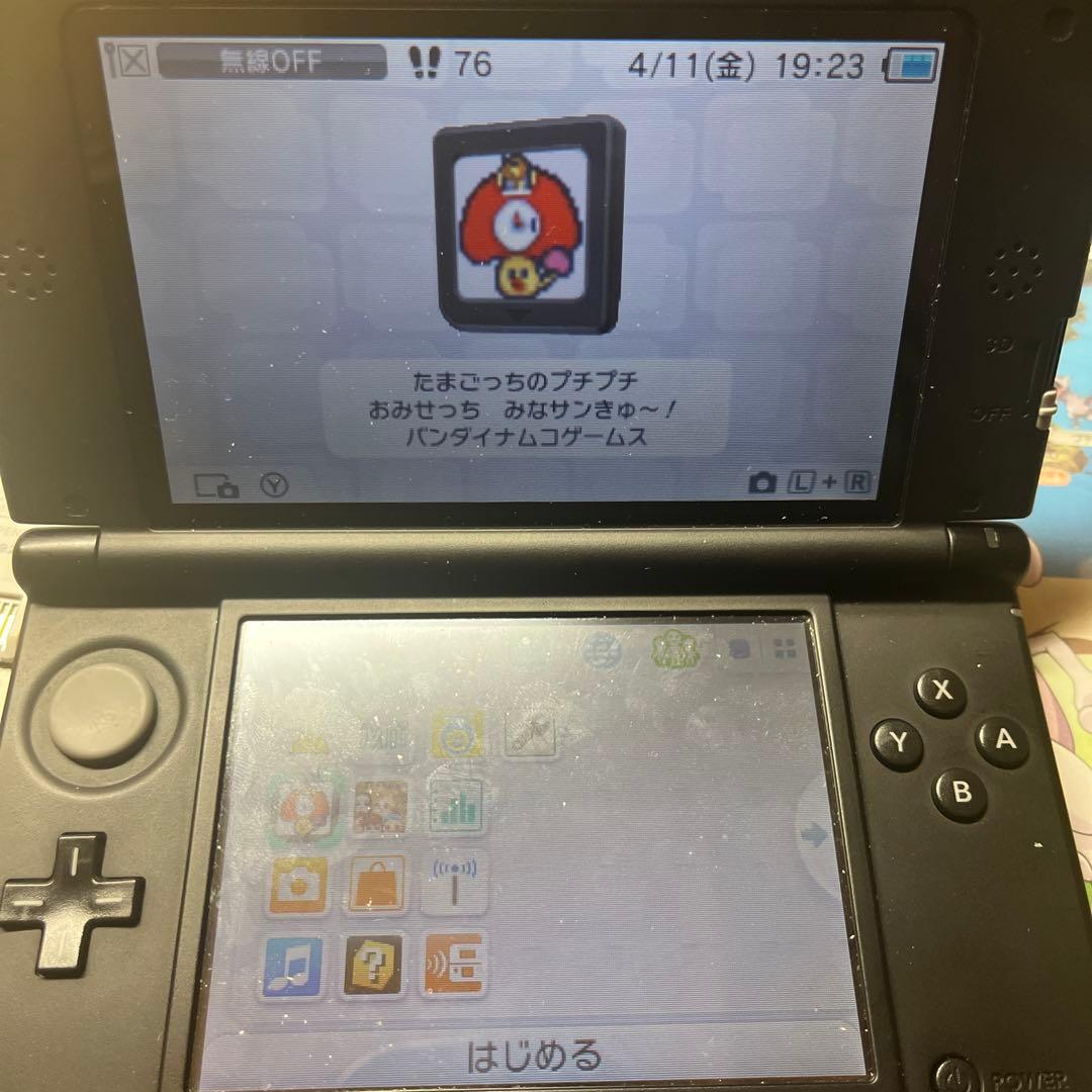 ［動作良好、美品］3DS・DSソフト　たまごっちプチプチおみせっち　 4本セット