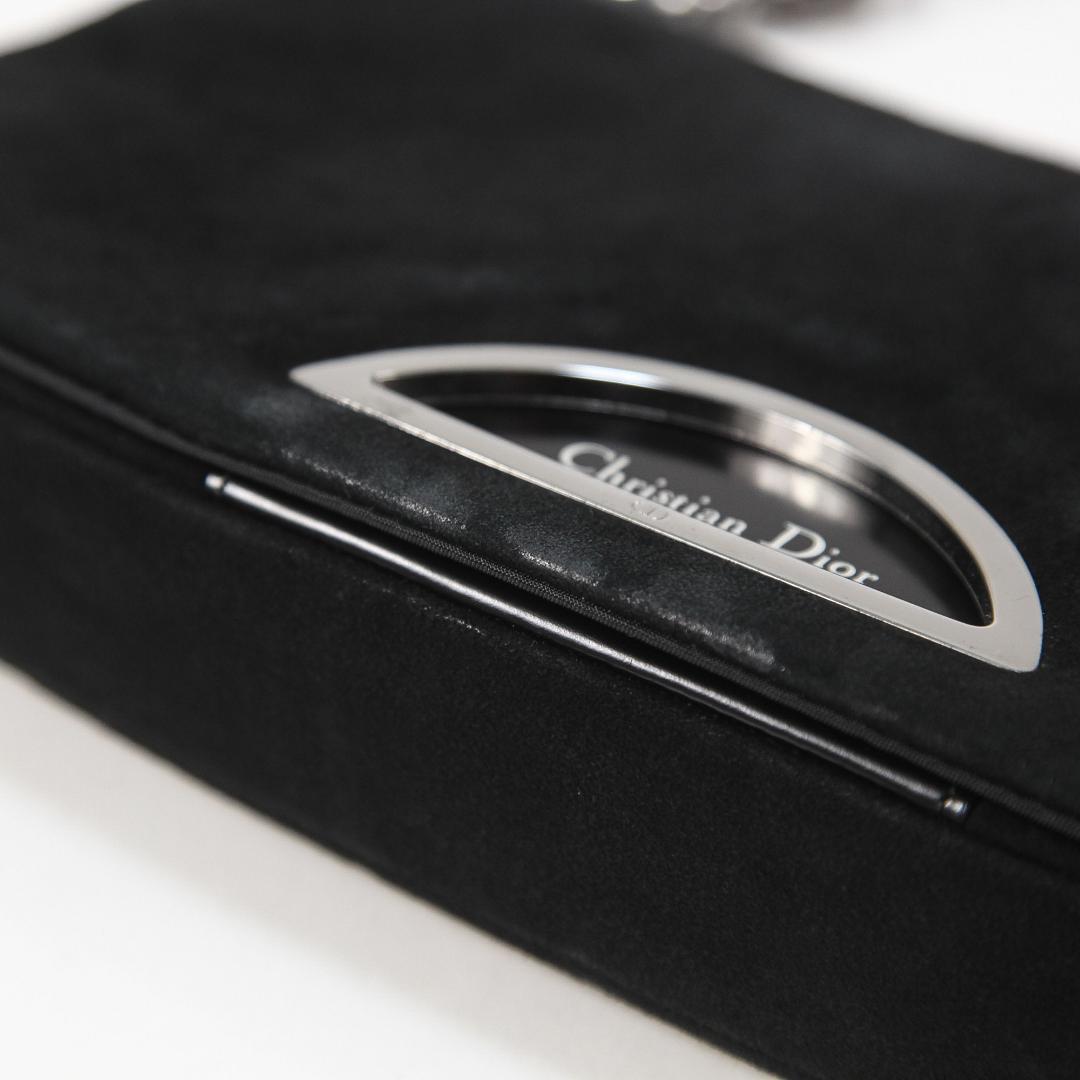 希少 Christian Dior マリスパール スエード ワンショルダーバッグ