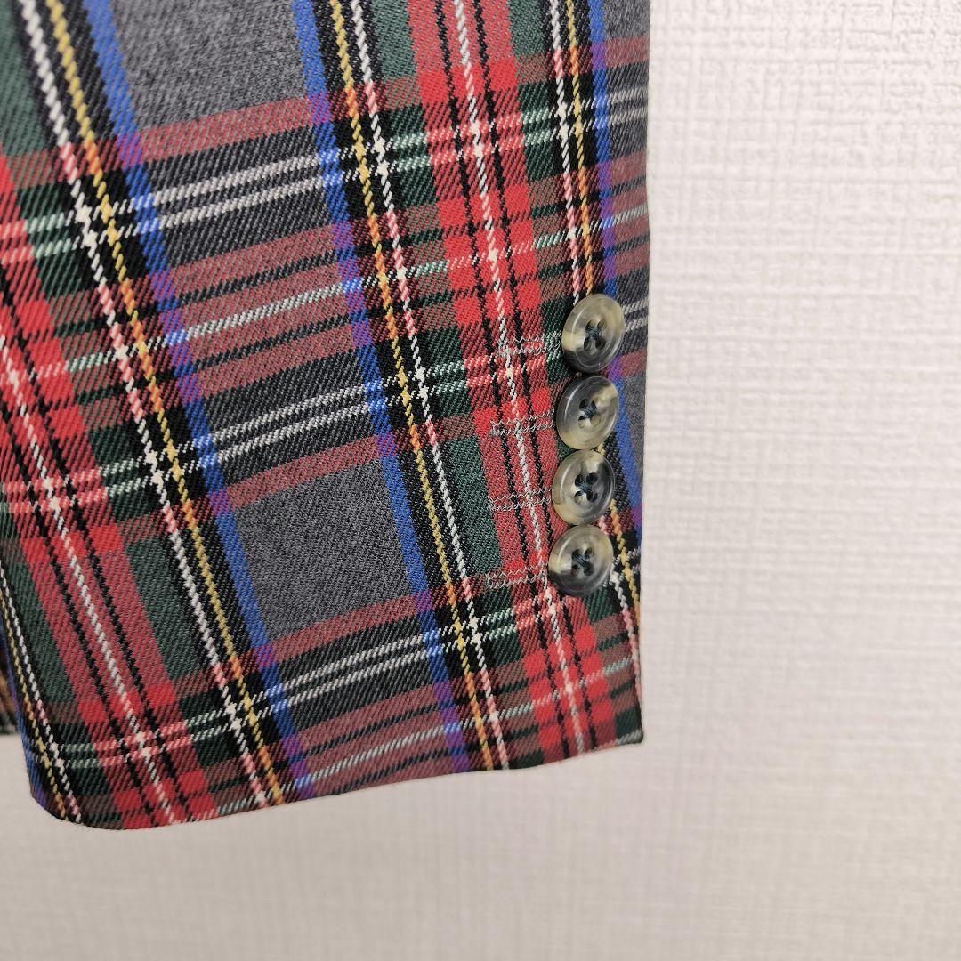 Lam bretta ランブレッタ タータンチェック テーラードジャケット M