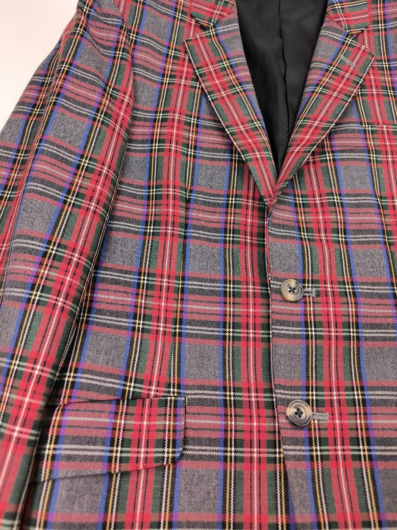 Lam bretta ランブレッタ タータンチェック テーラードジャケット M