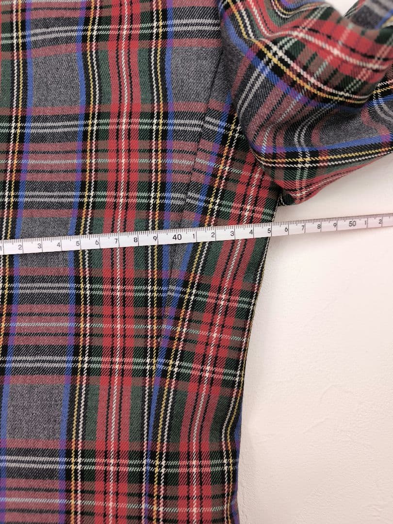 Lam bretta ランブレッタ タータンチェック テーラードジャケット M