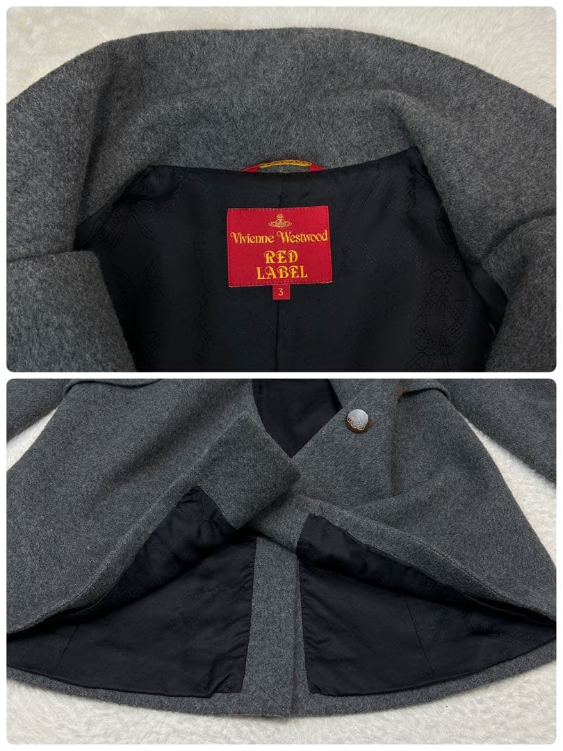 ヴィヴィアンウエストウッド　レッドレーベル　ラブジャケット　ラブ襟コート　L