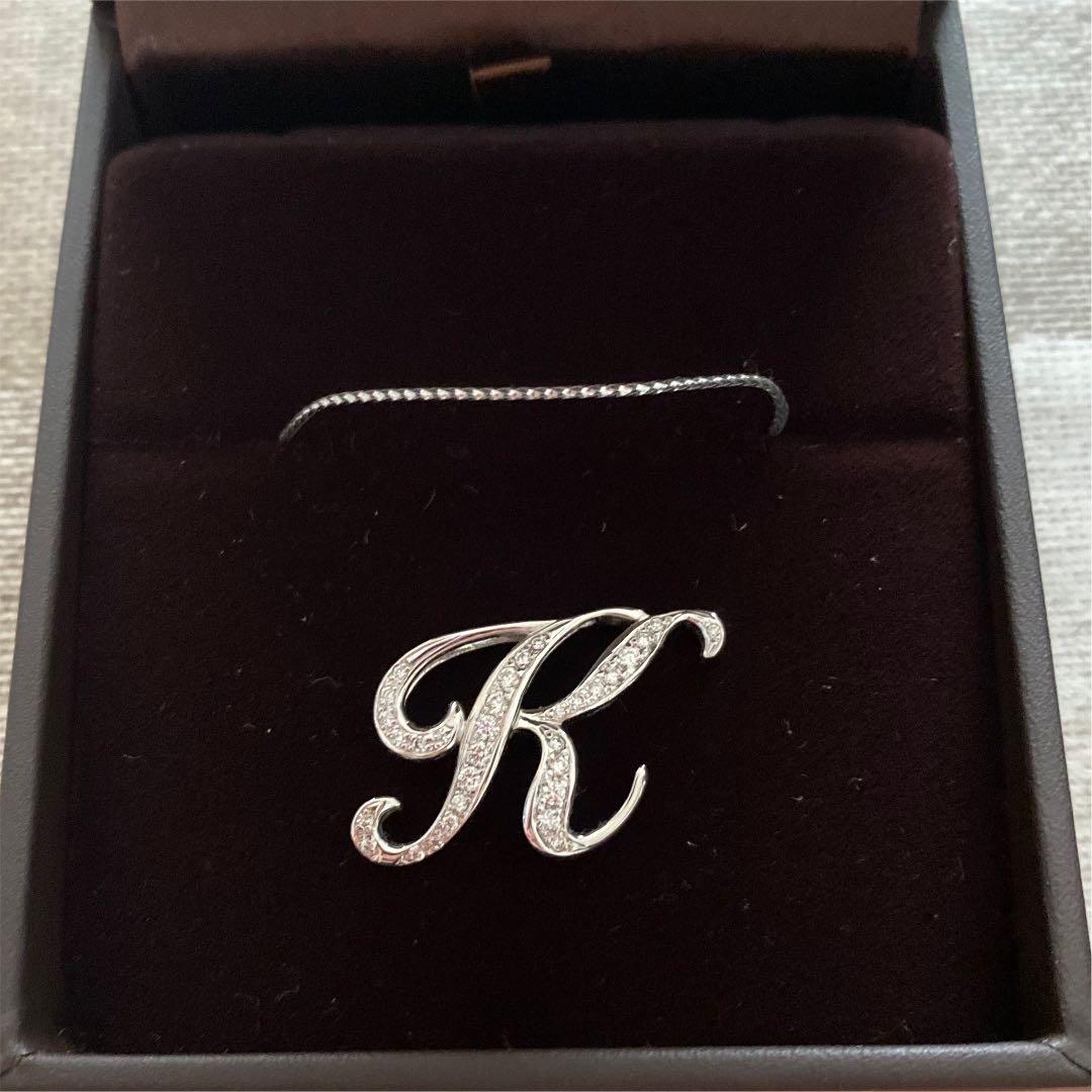 ノンブル 【NOMBRE】アルファ ゆきざき イニシャルペンダント【K】Sサイズ