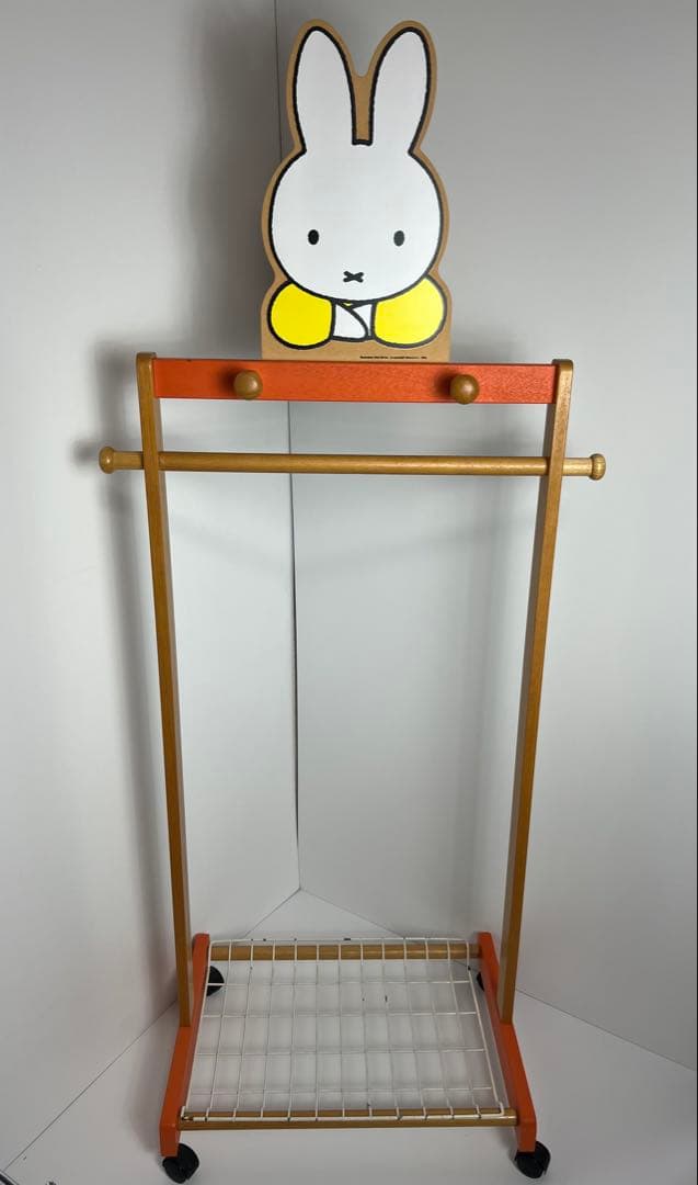 ミッフィー　ハンガーラック　ハンガーチェスト　木製ラック