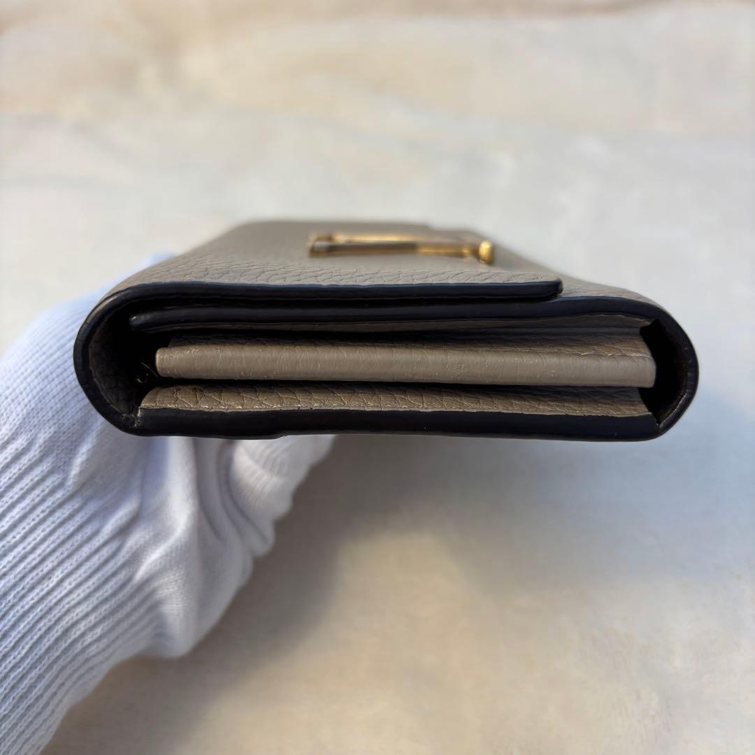 美品　ルイヴィトン ポルトフォイユ カプシーヌ ガレ トリヨン 長財布