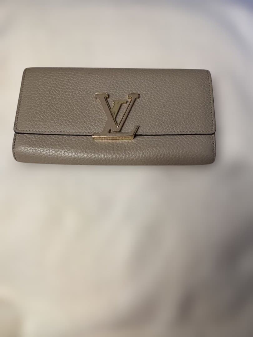 美品　ルイヴィトン ポルトフォイユ カプシーヌ ガレ トリヨン 長財布