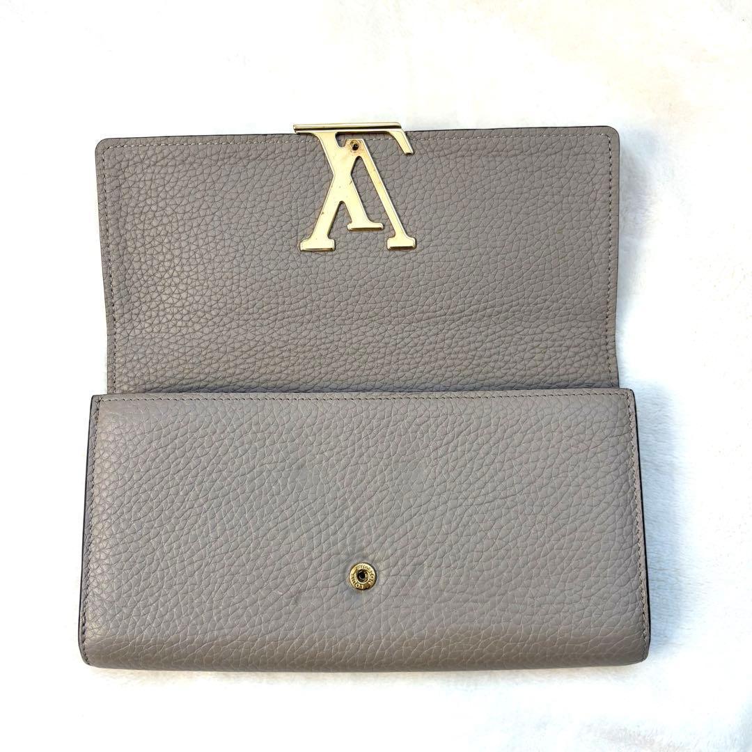 美品　ルイヴィトン ポルトフォイユ カプシーヌ ガレ トリヨン 長財布