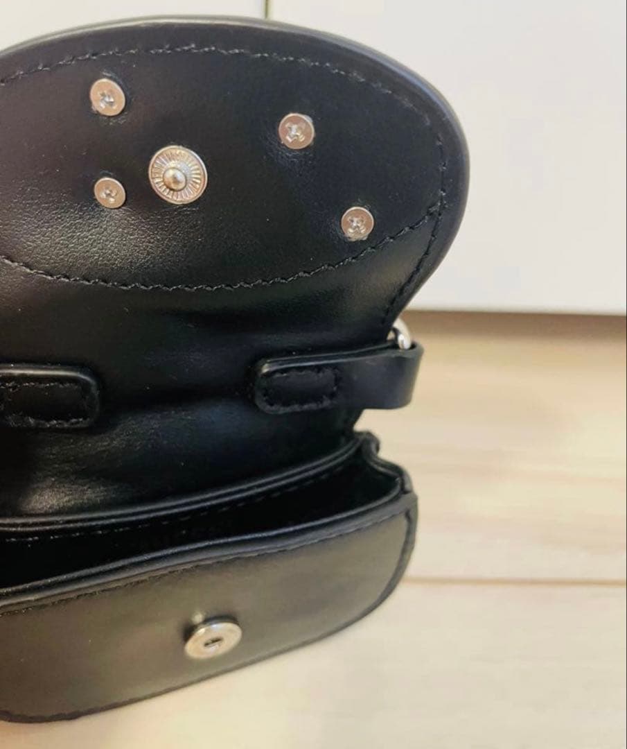 DIESEL カウレザー ミニウォレット キーホルダー