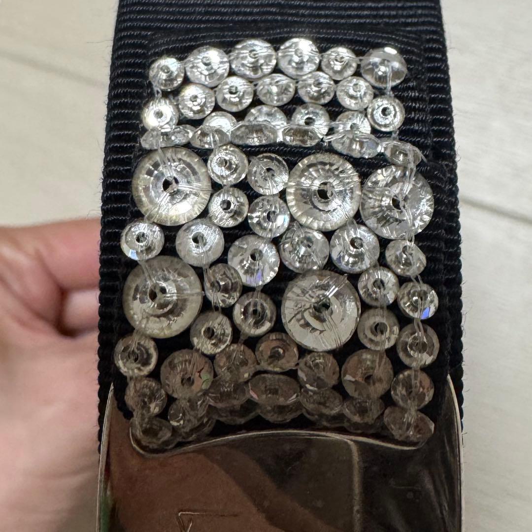 【値下げ】フェラガモ　カチューシャ　ビジュー