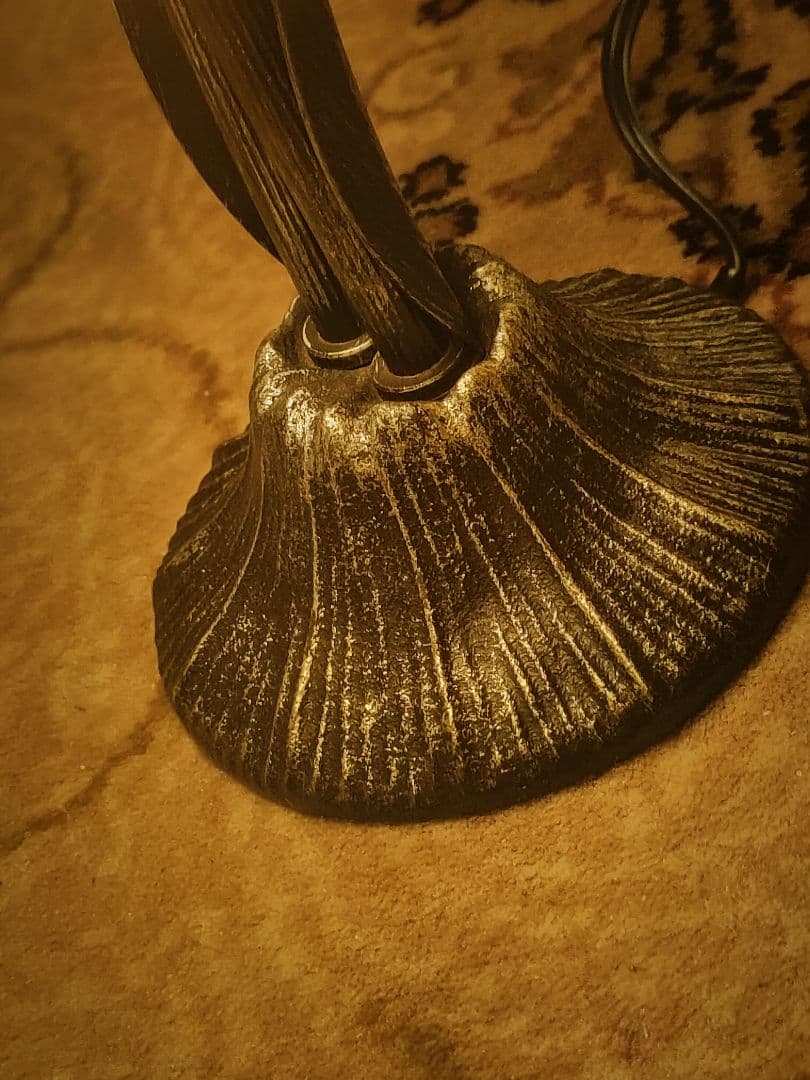 【衛生・美品】ビンテージランプ　HOYA 花あかり　テーブルランプ　デスクライト