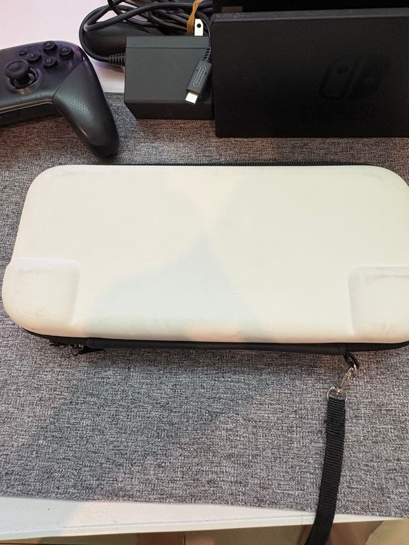 Nintendo Switch 本体 グレー/赤 プロコントローラー付き