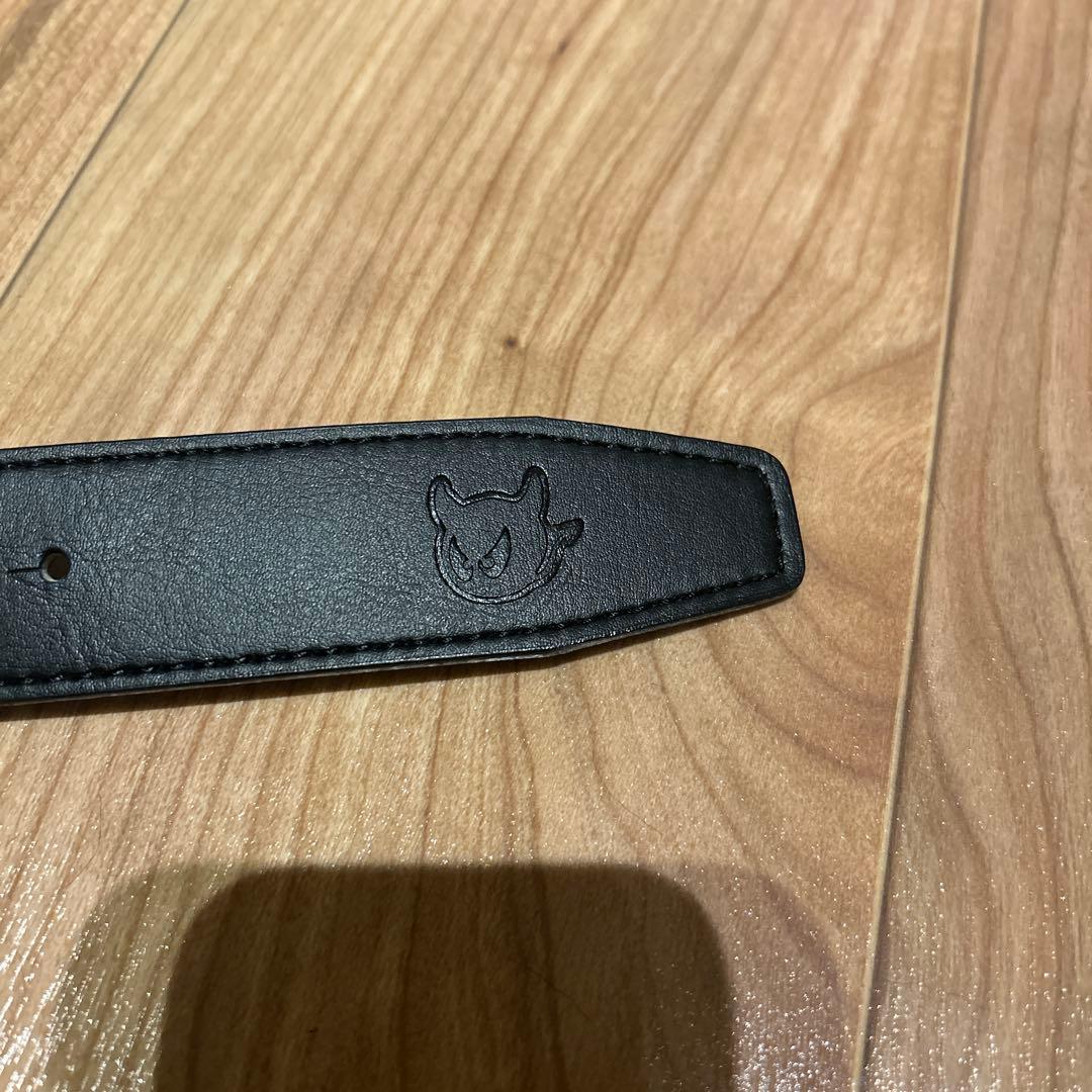 美品　ワック ベルト 黒 ロゴバックル レディース メンズ　ゴルフWAAC