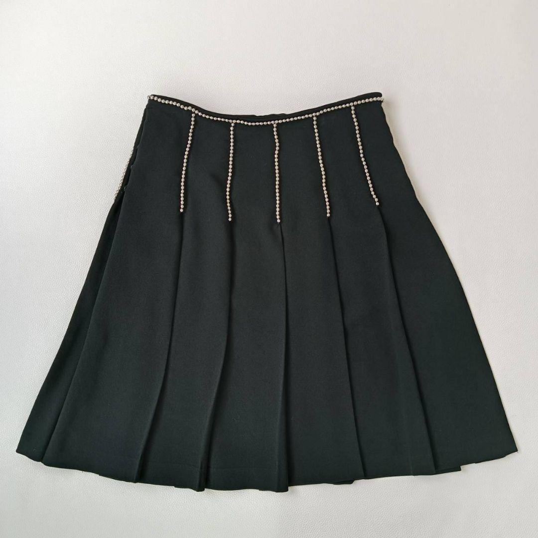 新品タグ付き✨ジャンポールゴルチェ ボールチェーン プリーツスカート スタッズg