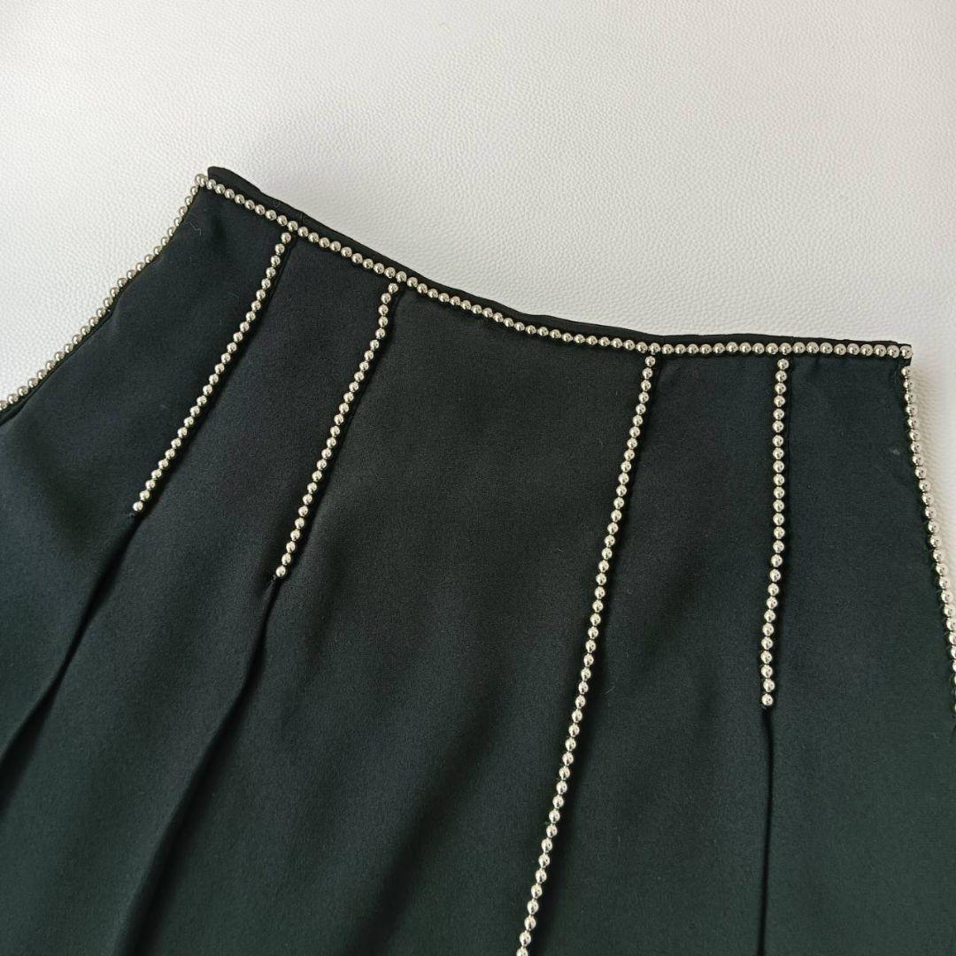 新品タグ付き✨ジャンポールゴルチェ ボールチェーン プリーツスカート スタッズg