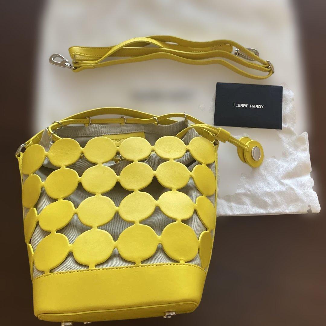 PIERRE HARDY VV07 イエロー ショルダーバッグ