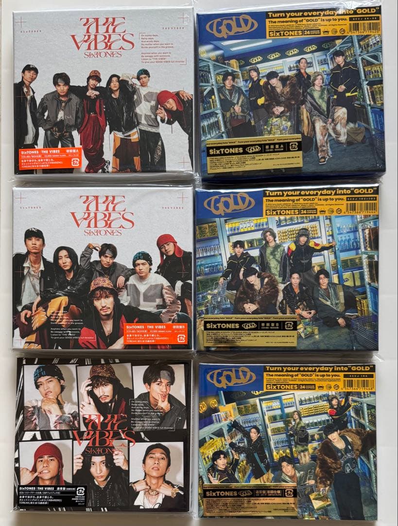 ⚠️すし⚠️SixTONES アルバムシングルセット