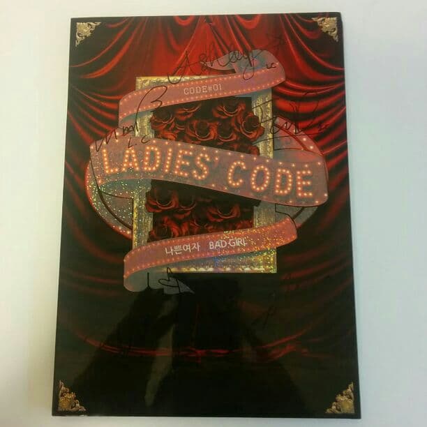 直筆サイン入りCD　レディースコード