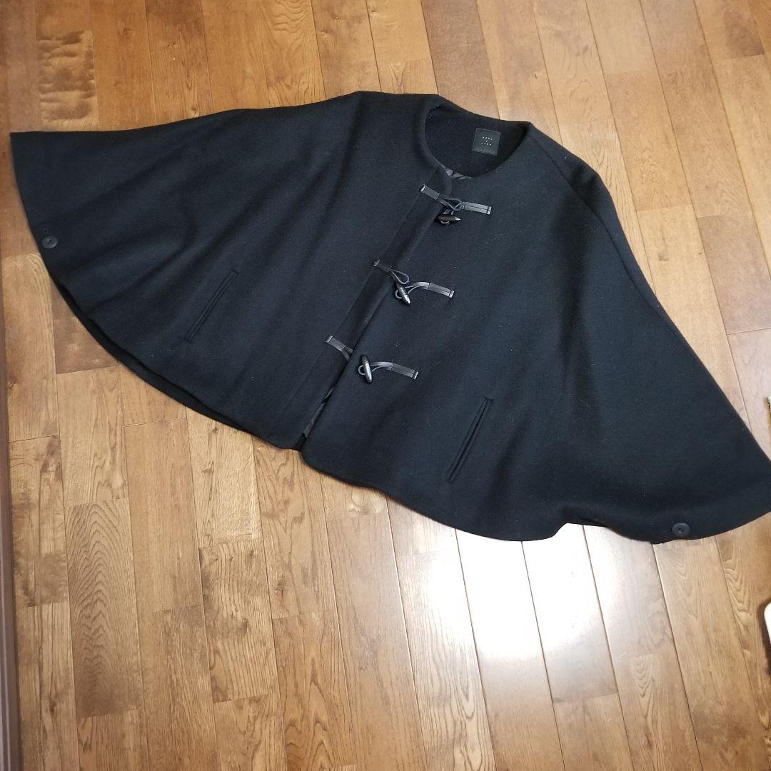 オオカミとフクロウ　ブラック ケープコート