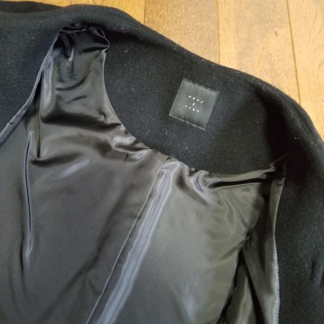 オオカミとフクロウ　ブラック ケープコート