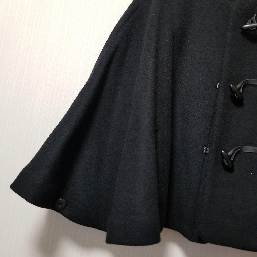 オオカミとフクロウ　ブラック ケープコート