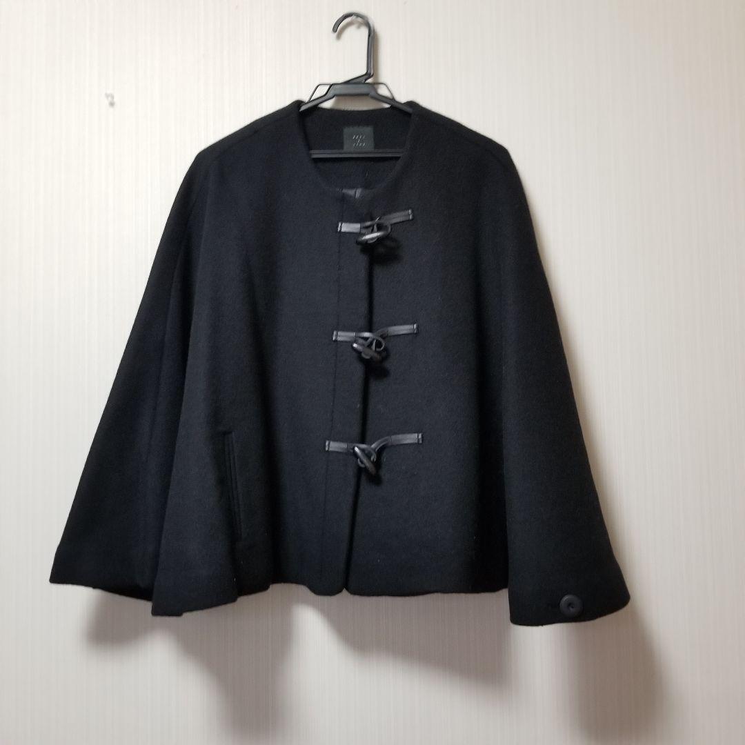 オオカミとフクロウ　ブラック ケープコート