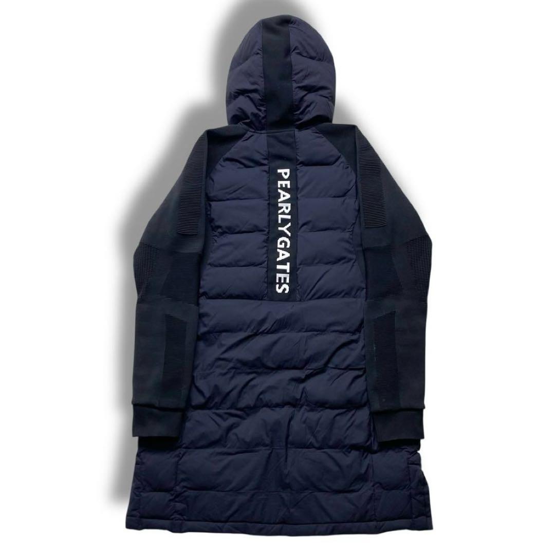 【美品】PEARLY GATES ロゴ ダウン アウター 中綿 ゴルフウェア