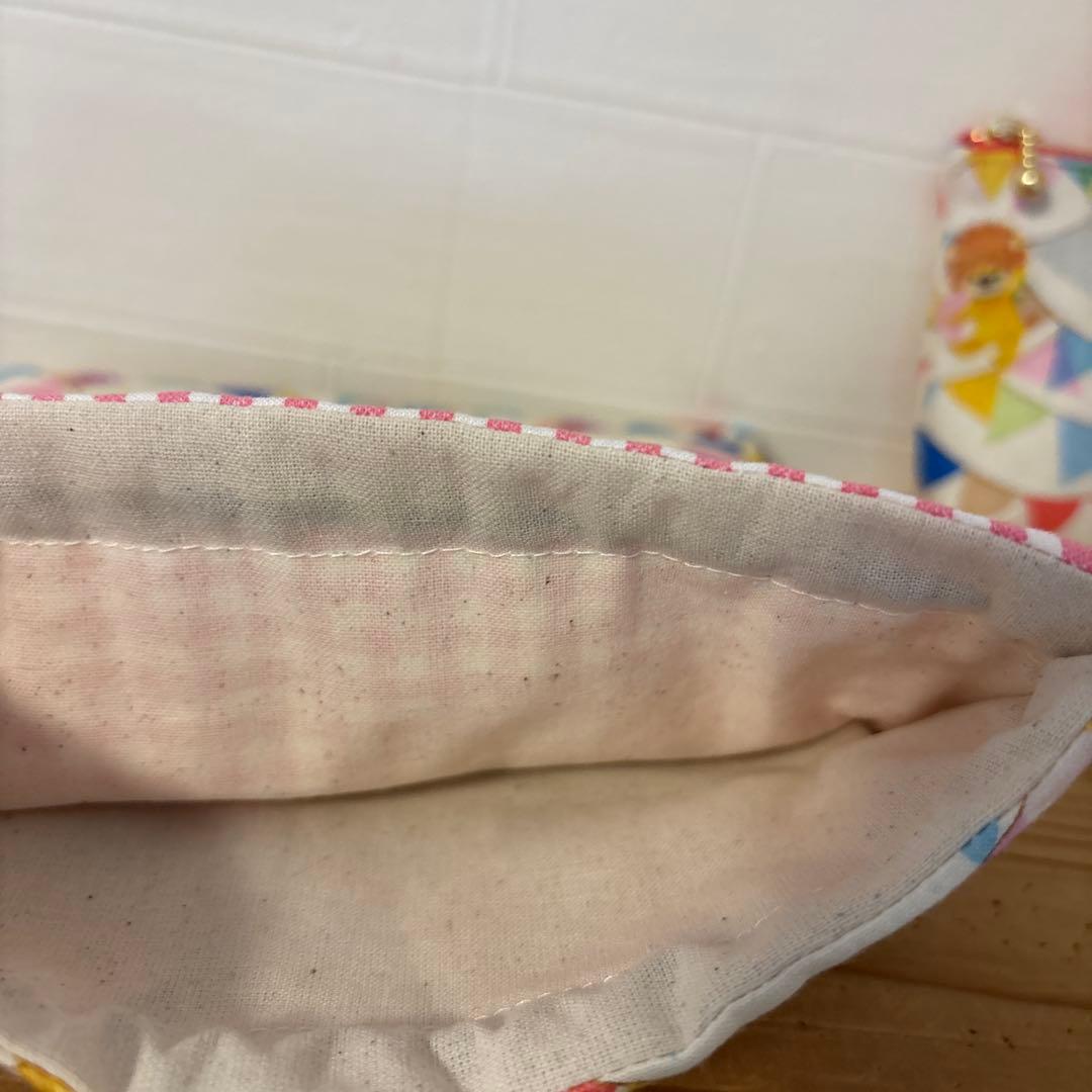 きまぐれSALE ユキエモン　巾着　12cmファスナーポーチ　ハンドメイド　お得