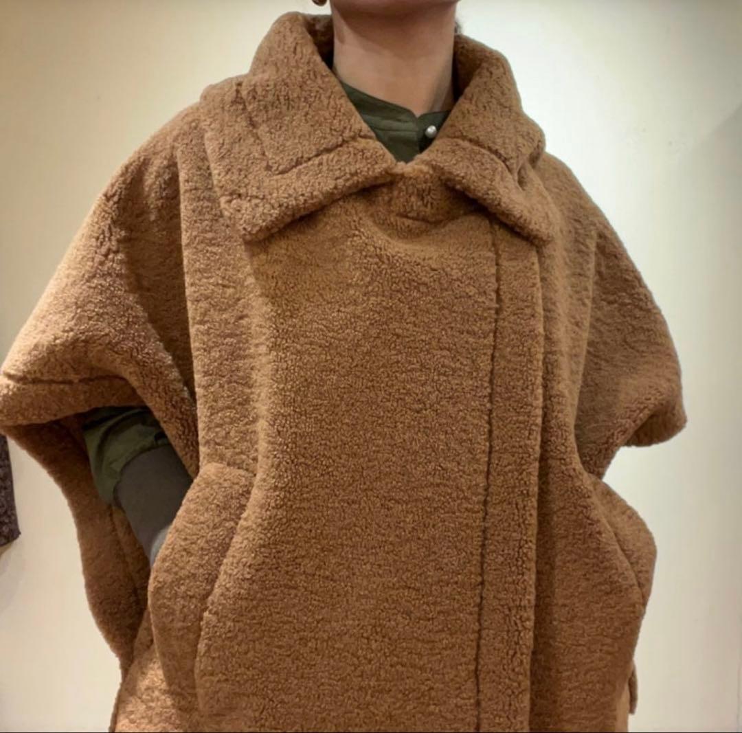 PASSIONEパシオーネ☆ボアショートポンチョコート