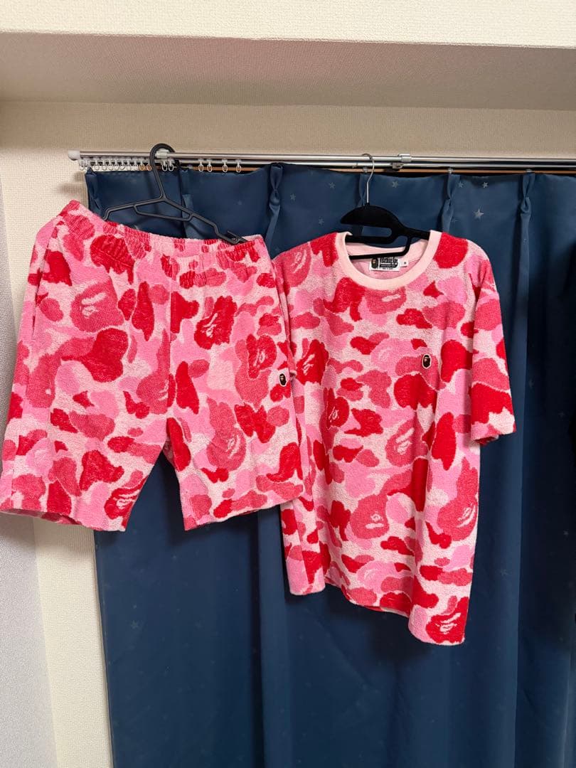 A BATHING APE パイル生地セットアップ