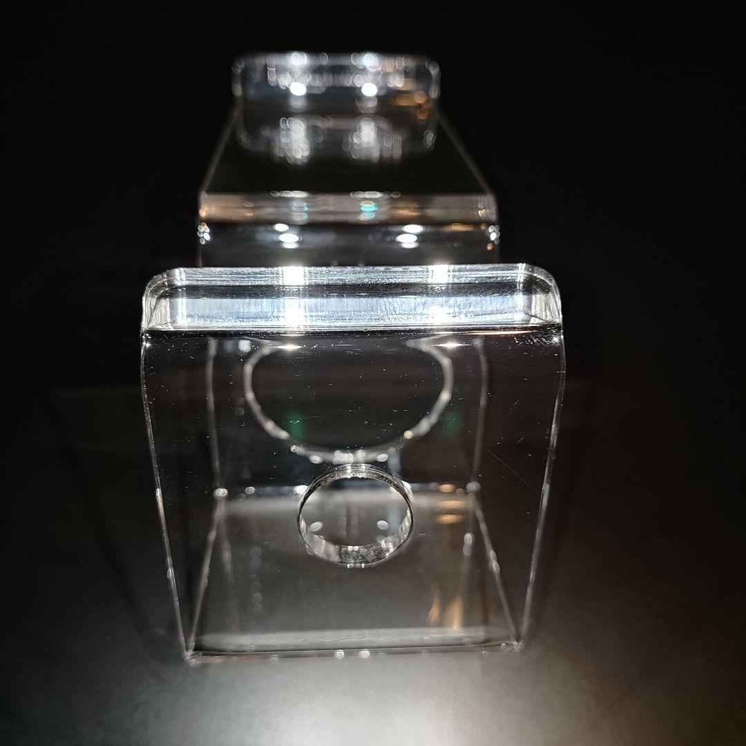 ADA APグラス 餌やり フードグラス アクリルスタンド付き