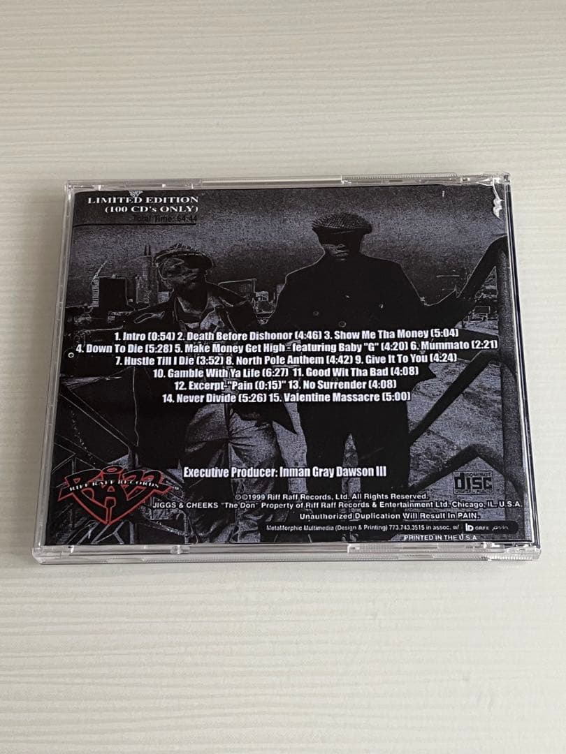 Jiggs & Cheeks The Don CDR盤