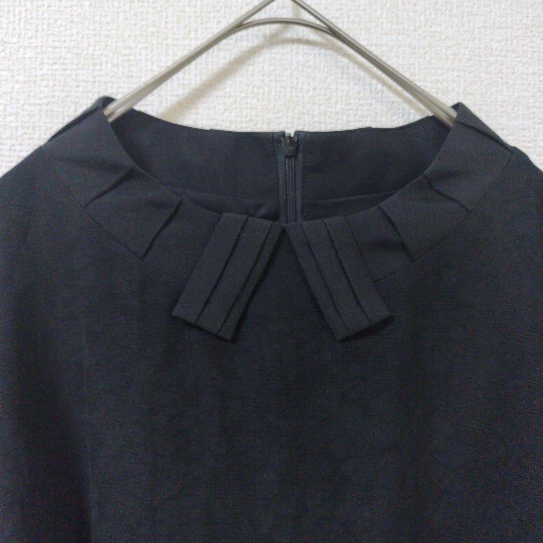 2.08 ランバン 七部袖 ロング ワンピース 透け感 高級感 フォーマル