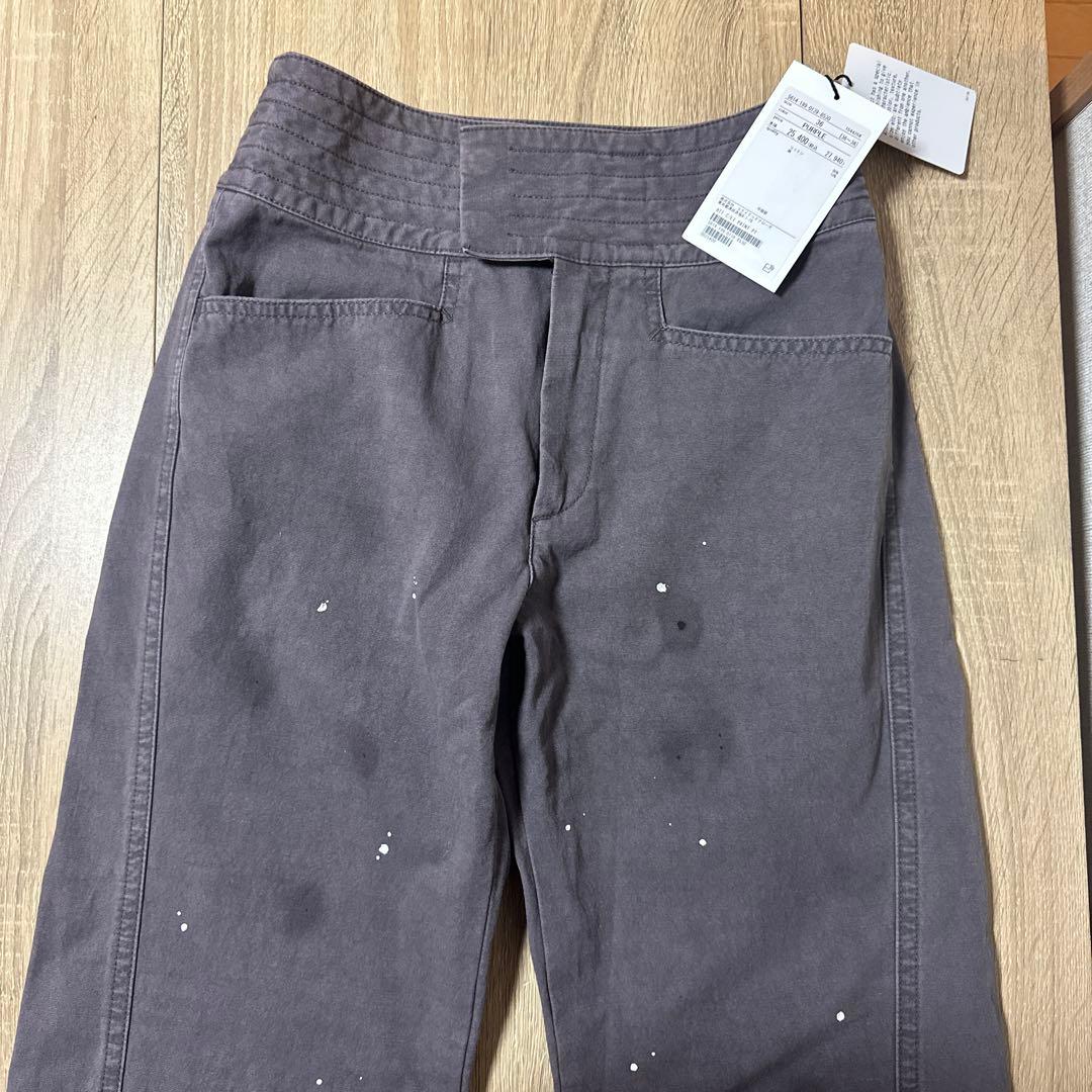 ATTISESSION ペイントパンツ　36 パープル