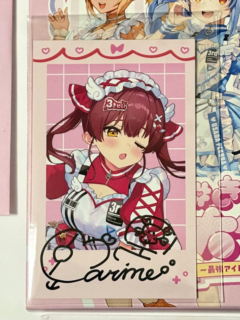 ナ*)様 【宝鐘マリン直筆サイン】ホロライブ 3期生 1st EP きゅるるん大