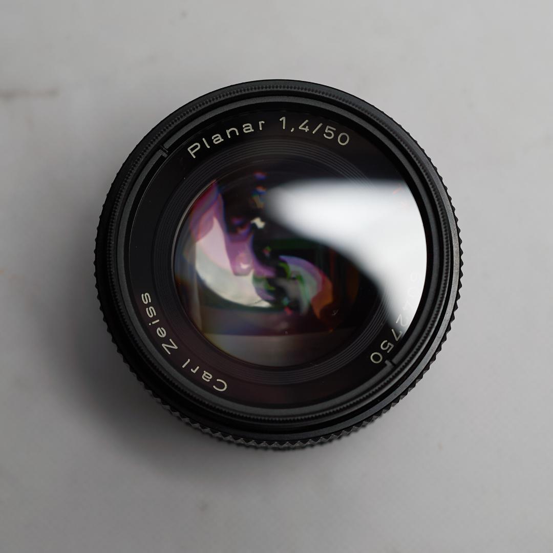 contax planar 50mm f1.4　コンタックス